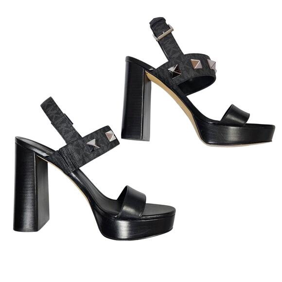 MK Michael Kors Studded Stud Wren 9.5 High Heel Pumps - Picture 5 of 9